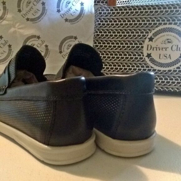 NIB Black Napa Perforated Drivers Loafers 11 - MSRP $119 main image 12